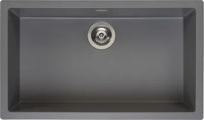Produktbild von Reginox R30899 Regi Granit Spüle AMSTERDAM 72 Grey Silvery ab 80 cm Schrankbreite / Auflagespüle / Unterbau / Einbauspüle