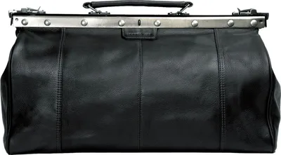 Produktbild von HAROLD'S Leder Schultertasche Country Doctor's Bag Black schwarz