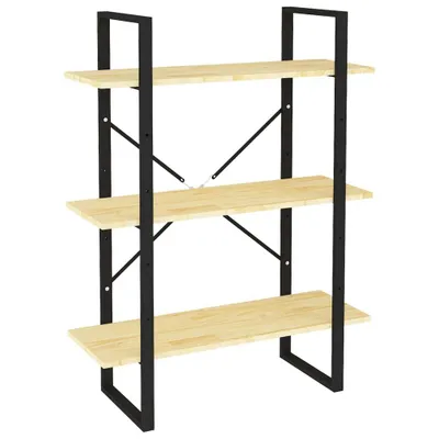 Obrázek produktu pro Knihovna se 3 policemi 80 x 30 x 105 cm masivní borovice