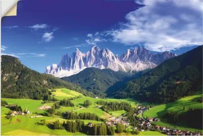 Produktbild von ARTland Wandbild, selbstklebend Südtirol Größe: 60x40 cm