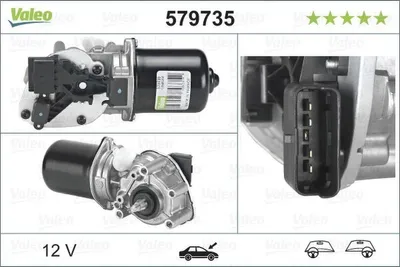 Zdjęcie produktu dla Silnik Wycieraczek Renault Grand Scenic Ii, Scenic Ii 06.03-07.10 Przód