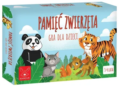 Image de KANGURO Jeu Mémoire Animaux pour Enfants 3-4 ans 40