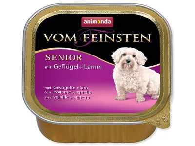 Obrázok produktu pre animonda Vom Feinsten 4017721829755, Senior, Hovädzie mäso, Jahňacie, Bravčové, Hydina, 150 g