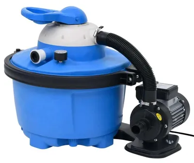 Produktbild von Pool Sandfilterpumpe - 200 W - 25 l Tank - 38,5x62x43,2 cm - Kunststoff - Armeegrün