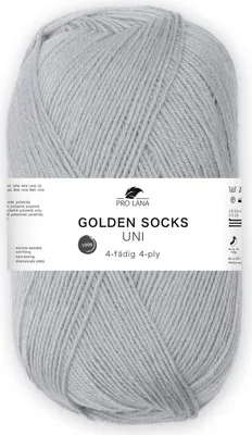 Produktbild von Pro Lana Sockenwolle uni 4-fädig 100 g/420 m 75% Schurwolle/25% Polyamid 433 hellgrau