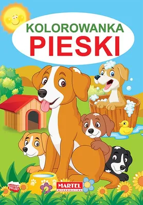 Zdjęcie produktu dla Kolorowanka Pieski z naklejkami dla dzieci
