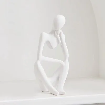 Produktbild von Abstrakte Holzskulptur, modernes Dekor, einzigartig, für Wohnzimmer, Büro, Tisch