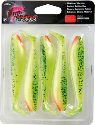 Produktbild von Fox Rage Zander Pro Ultra UV 7,5cm - 5 Gummifische, Farbe:Lemontiger