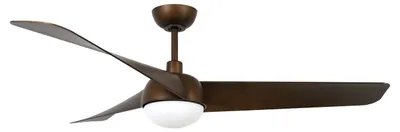 Zdjęcie produktu dla Energooszczędny wentylator sufitowy z oświetleniem LED i pilotem Osprey Bronze