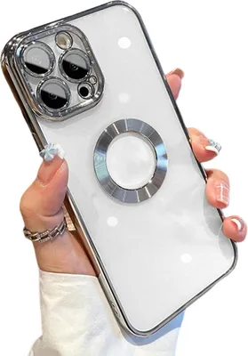 Obrázek produktu pro INF Pouzdro na telefon s krytkou objektivu fotoaparátu stříbrný