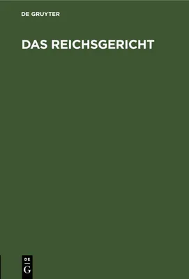 Produktbild von Das Reichsgericht