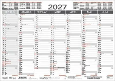 Produktbild von Tafelkalender A4 2027