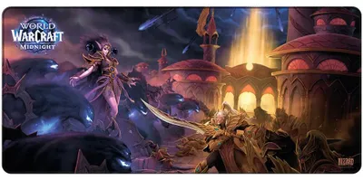 Imagen del producto de WORLD OF WARCRAFT – Ilustración de Xalatath en la medianoche, alfombrilla para ratón (XL)