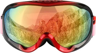Produktbild von Doppellagige, beschlagfreie, große, kugelförmige Skibrille für Erwachsene, Herren und Damen