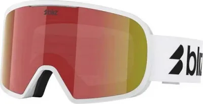 Produktbild von Bliz G002s Skibrille Weiß Brown W Red Multi/CAT3 Weiß Brown W Red Multi/CAT3