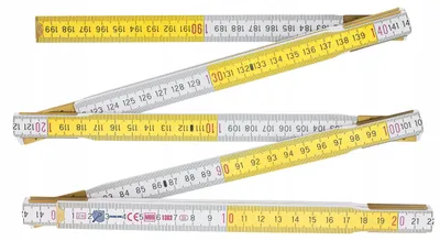 Image de Mètre pliant en bois 1 m
