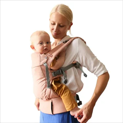 Obrázok produktu pre BECO Gemini: Ergonomický nosič 4-v-1 - ružový