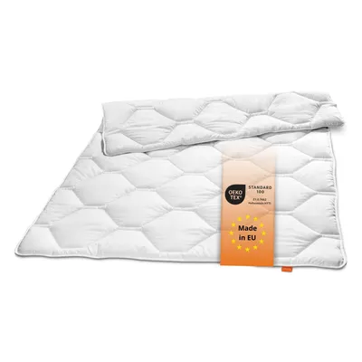 Productafbeelding van licht zomerdekbed 155 x 220 cm, 100% microvezel, doorgestikt, wasbaar, geschikt voor mensen met allergieën, sleepling Comfort 100