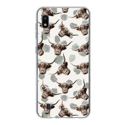 Produktbild von MuchoWow® Handyhülle Schutzhülle Hülle für Samsung Galaxy A10 Kuh - Schottischer Highlander - Tiere Silikon Softcase Handy Hülle - Schutzhülle