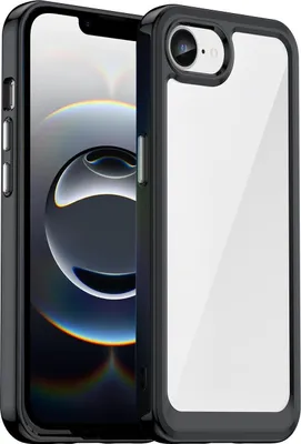 Zdjęcie produktu dla Etui do Apple iPhone 16e - Etui na tył Phonesta Acrylic Hybrid - Czarne