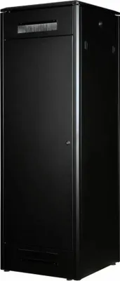 Produktbild von ROLINE Netzwerkschrank Pro 48,26cm 19Zoll 36 HE 600x600 BxT Glastür schwarz