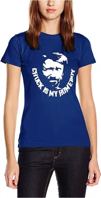 Produktbild von Touchlines Damen T-Shirt , Chuck is my Homeboy Blau, XS