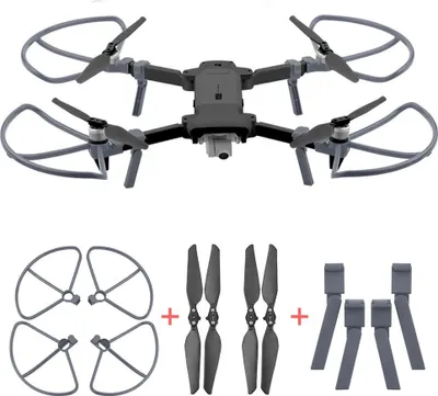 Obrázok produktu pre Ochranný chránič vrtule rozšírený Heighten skladacie pristávacie súpravy pre Xiaomi FIMI X8 SE RC Quadcopper čierna