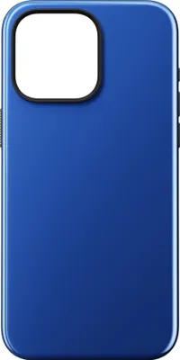 Image de Nomad Sport coque iPhone 15 Pro Max – Compatible avec MagSafe et la charge sans fil – Plaque arrière brillante pour une bonne prise en main – Bordure de protection en TPE antidérapant - Bleu