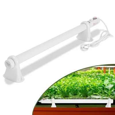 Immagine prodotto di TolleTour Riscaldatore per serre 90W Riscaldatore elettrico a stelo bianco per serre Installazione flessibile