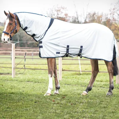Image de Busse Chemise anti-mouches Comfort Pro argent/navy, Busse_17_tailles:135