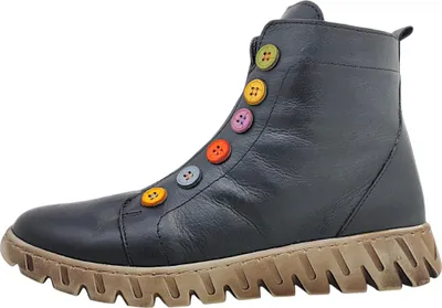 Produktbild von Gemini  Damenschuhe Schlupfstiefel Schwarz Freizeit, Schuhgröße:40 EU