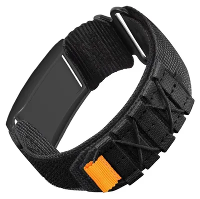 Immagine prodotto di INF Cinturino di Ricambio in Nylon Nero Compatibile Polar Loop 21cm x 3cm