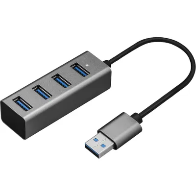 Obrázek produktu pro YENKEE YHB 4300 Hliníkový rozbočovač 4× USB 3.0