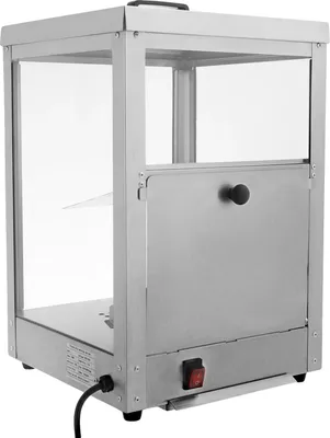 Produktbild von Chipswärmeschrank, 300W Leistung, Tischdesign, Silber