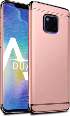 Produktbild von Conie Hard Case Schutzhülle für Huawei Mate 20 Pro Kunststoff Cover Hülle matt in Rosa
