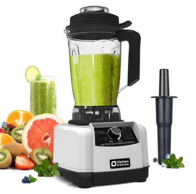 Standmixer 2L, 1500W, 8-Klingen, Smoothie, Eiszerkleinerung