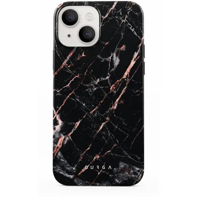 Produktbild von Hülle für Apple iPhone 14 - Burga Tough Hard Case Back Cover - Rose Gold Marble
