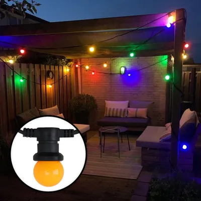 Produktbild von Olucia - 60 LED-LICHTKETTE - 60 farbige Glühbirnen