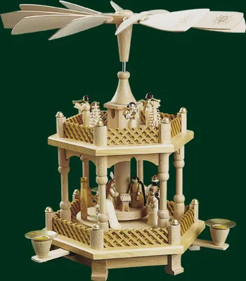 Produktbild von 2-stöckige Pyramide Christi Geburt (33cm) von Richard Glässer