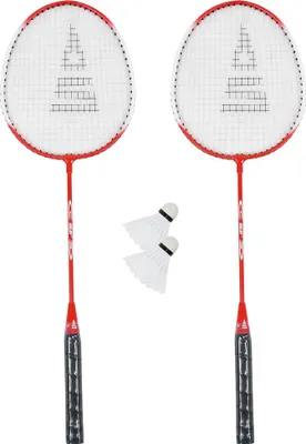 Produktbild von SULOV® Badminton-Set, 2 Schläger, 2 Bälle, Tasche - rot