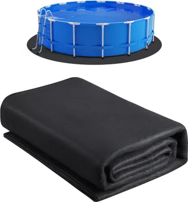 Immagine prodotto di Sottotappeto per piscina Tappeto di protezione per piscina fuori terra rotonda 3,6 m - Tappeto per piscina telonato - Protezione contro i danni
