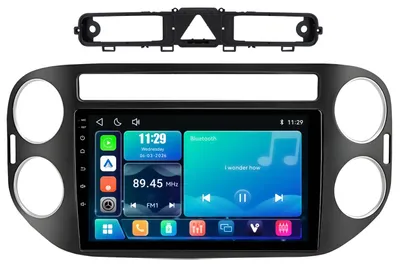 Produktbild von Nachrüst-Radio 9 Zoll für VW Tiguan 5N 2007-2016 mit CarPlay & Android wireless USB Auto Navi Bluetooth 5.1 RDS