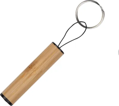 Produktbild von Bambus Taschenlampe mit Schlüsselring