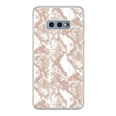 Produktbild von MuchoWow® Handyhülle Schutzhülle Hülle für Samsung Galaxy S10e Schlangendruck - Formen - Pastell Silikon Softcase Handy Hülle - Handy