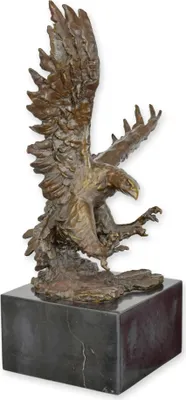 Produktbild von Eine Bronzeskulptur eines Adlers Replikat Retro Design Dekoration