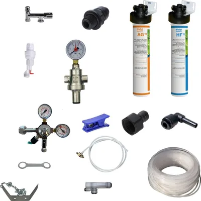 Produktbild von Anschlußpaket Untertisch Wasser Sprudel Tafelwassergeräte & Ultra Wasserfilter