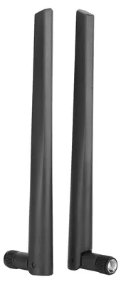 Obrázek produktu pro 2 ks všesměrových dvoupásmových WiFi antén s konektorem SMA pro bezdrátové směrovače a síťové karty