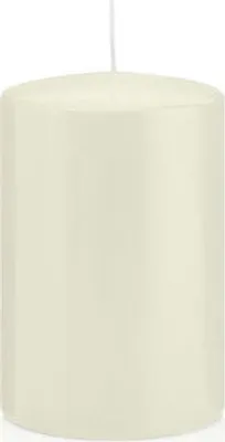 Produktbild von Stumpenkerzen Elfenbein 60 x Ø 38 mm, 24 Stück, russarm, tropffrei, hochwertiger Docht