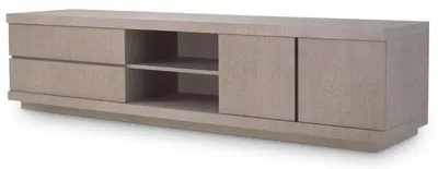 Produktbild von Casa Padrino Luxus TV Schrank Grau 220 x 52,5 x H. 53 cm - Massivholz Fernsehschrank - Wohnzimmer Möbel - Luxus Qualität