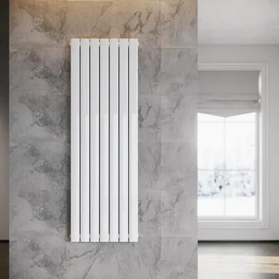 Produktbild von SONNI Vertikal Heizkörper Design Paneelheizkörper Einlagig Weiß 1600×542mm ohne Heizstab